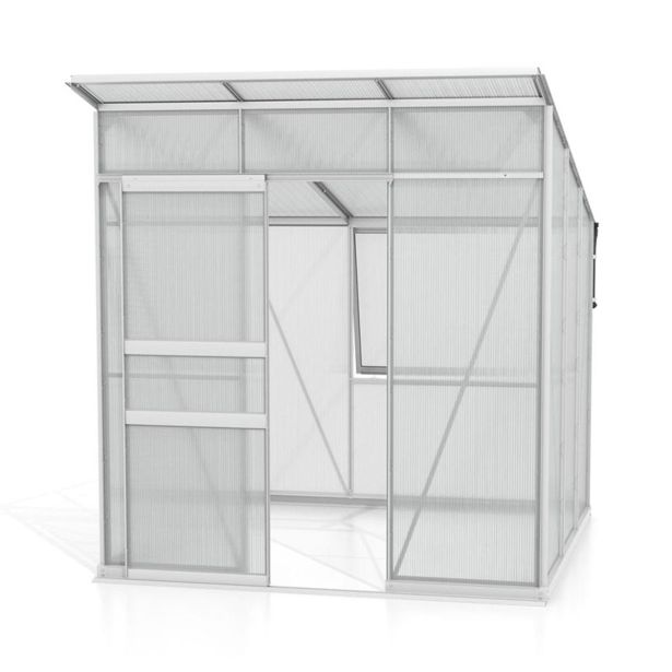 POLIKARBONATNI RASTLINJAK VITAVIA PALMA 4450 HKP 6 MM,BARVA ELOKSIRANO ALUMINIJ
