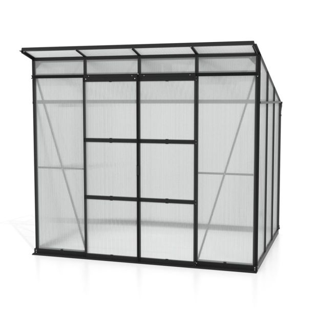 POLIKARBONATNI RASTLINJAK VITAVIA PLAYA 5900 VP6MM 2.5X2M ČRNA