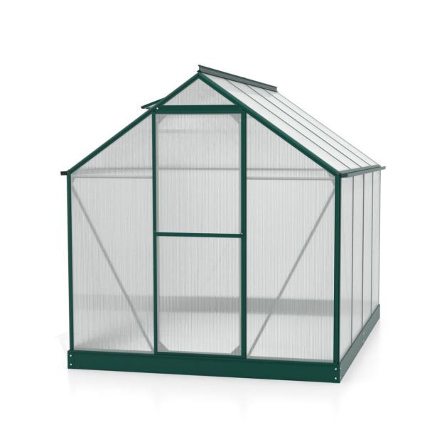 POLIKARBONATNI RASTLINJAK VITAVIA TRITON 5000 VP 6MM 2X2.5M SMARAGDNA