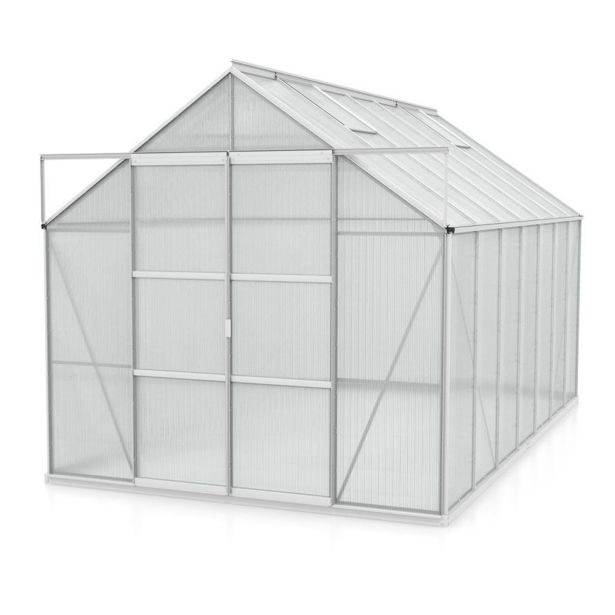 POLIKARBONATNI RASTLINJAK VITAVIA URAN 11500 HKP 4 MM ALUMINIJ 246X257X445