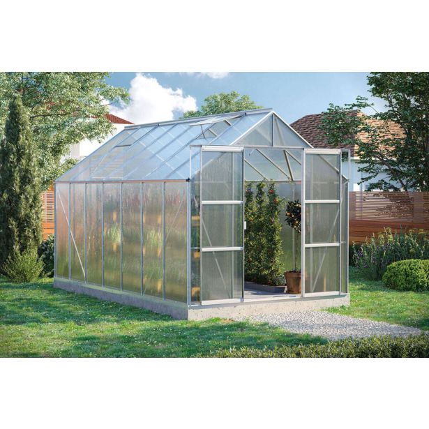 POLIKARBONATNI RASTLINJAK VITAVIA URAN 11500 HKP 6 MM ALUMINIJ 246X257X445