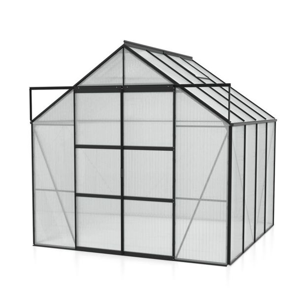 POLIKARBONATNI RASTLINJAK VITAVIA URAN 6700 HKP 4 MM ČRNA 246X257X258