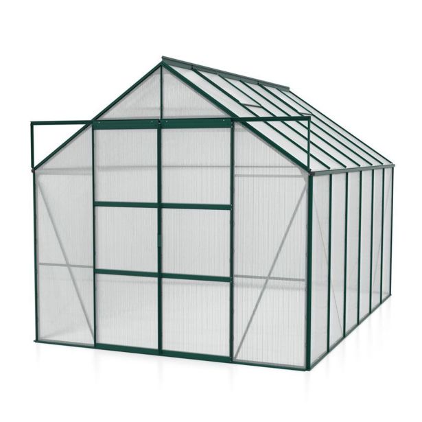 POLIKARBONATNI RASTLINJAK VITAVIA URAN 9900 HKP 6 MM SMARAGDNA 246X257X383