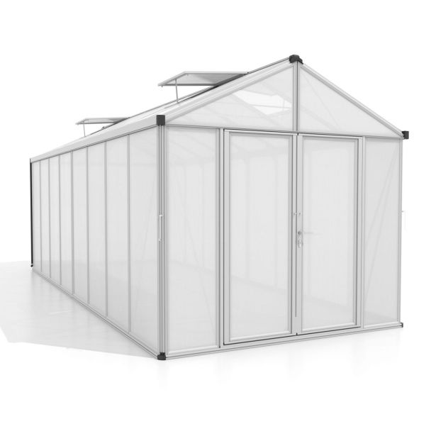 POLIKARBONATNI RASTLINJAK VITAVIA ZEUS COMFORT 15700 VP10MM 2.6X6.1M