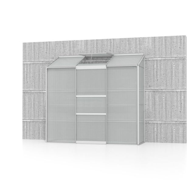 POLIKARBONATNI RASTLINJAK VITAVIA ZIDNI IDA 1300 VP 4MM ALU 2X0.7M