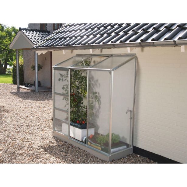 POLIKARBONATNI RASTLINJAK VITAVIA ZIDNI IDA 1300 VP 4MM ALU 2X0.7M