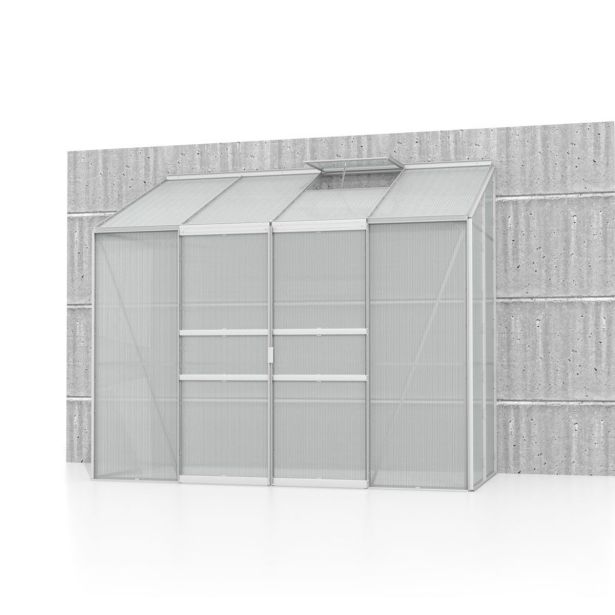 POLIKARBONATNI RASTLINJAK VITAVIA ZIDNI IDA 3300 VP 4MM ALU 2.5X1.3M