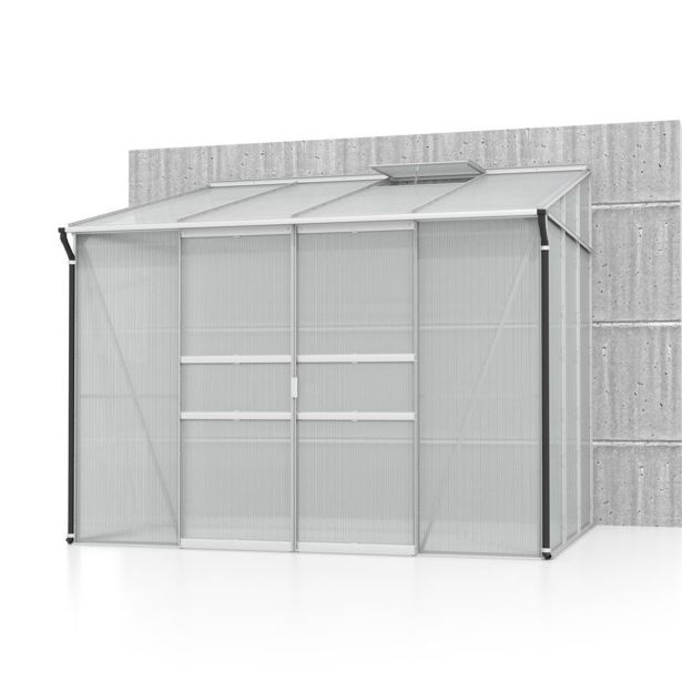 POLIKARBONATNI RASTLINJAK VITAVIA ZIDNI IDA 5200 VP 6MM ALU 2.6X2M