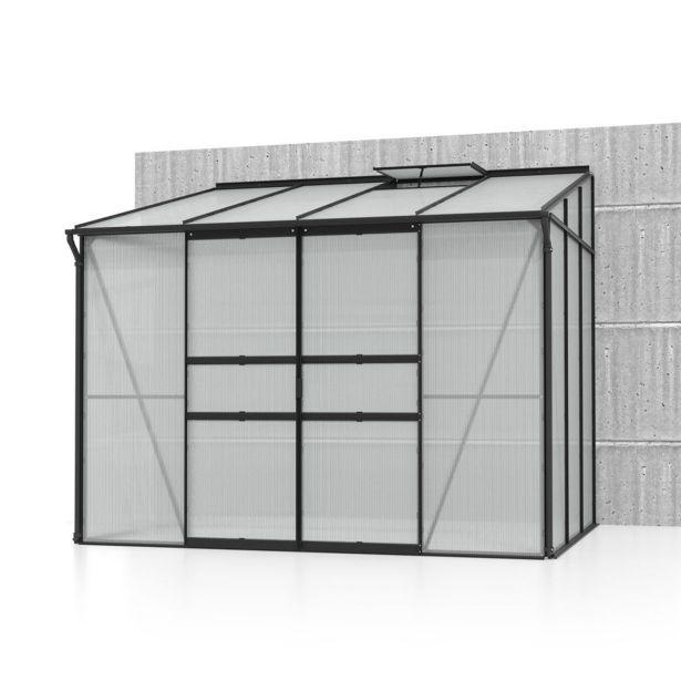 POLIKARBONATNI RASTLINJAK VITAVIA ZIDNI IDA 5200 VP 6MM ČRNA 2.6X2M