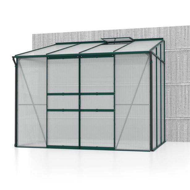 POLIKARBONATNI RASTLINJAK VITAVIA ZIDNI IDA 5200 VP 6MM SMARAGDNA 2.6X2M