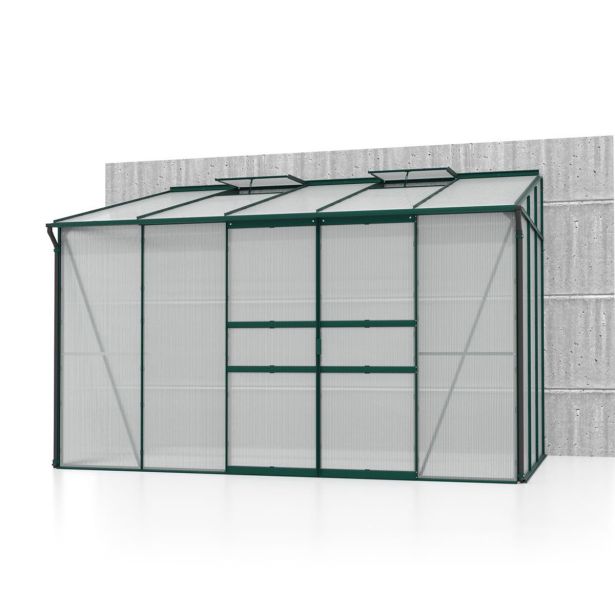 POLIKARBONATNI RASTLINJAK VITAVIA ZIDNI IDA 6500 VP 4MM SMARAGDNA 3.2X2M