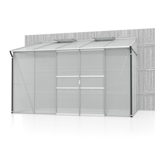 POLIKARBONATNI RASTLINJAK VITAVIA ZIDNI IDA 6500 VP 6MM ALU 3.2X2M