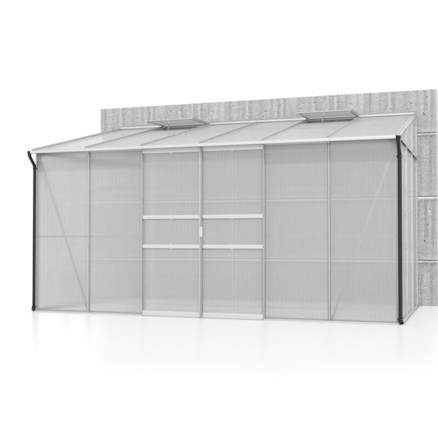 POLIKARBONATNI RASTLINJAK VITAVIA ZIDNI IDA 7800 VP 4MM ALU 3.9X2M