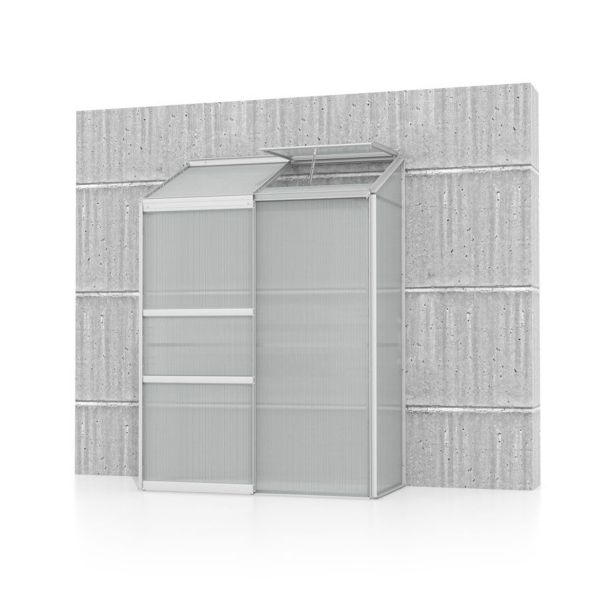 POLIKARBONATNI RASTLINJAK VITAVIA ZIDNI IDA 900 VP 4MM ALU 1.3X0.7M