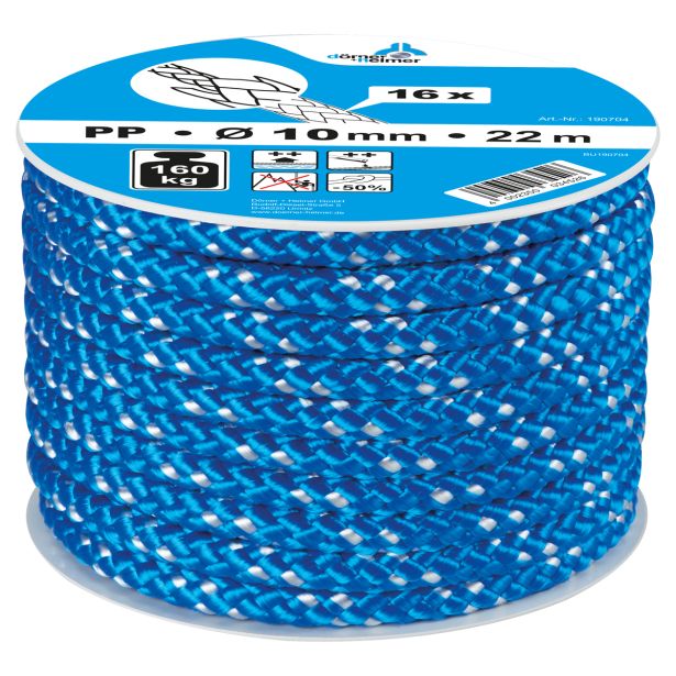 VEČNAMENSKA VRV DÖRNER + HELMER POLIPROPILEN MODRA 10MM 22M