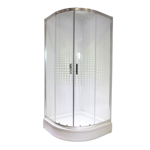 POLKROŽNA KAB. ZA PRHANJE FEROTEHNA BIELSA 80 KABINA + KAD SILVER PROF. PROZ. STEK.