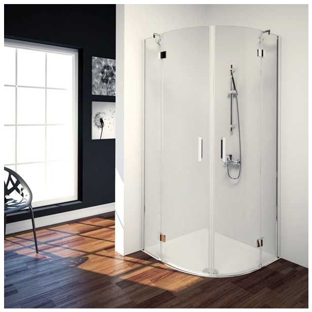 POLKROŽNA KABINA ZA PRHANJE AQUAESTIL AURORA 100 X 80 DESNA