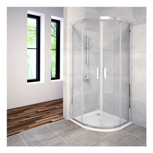 POLKROŽNA KABINA ZA PRHANJE AQUAESTIL SAVANA 90 R 550