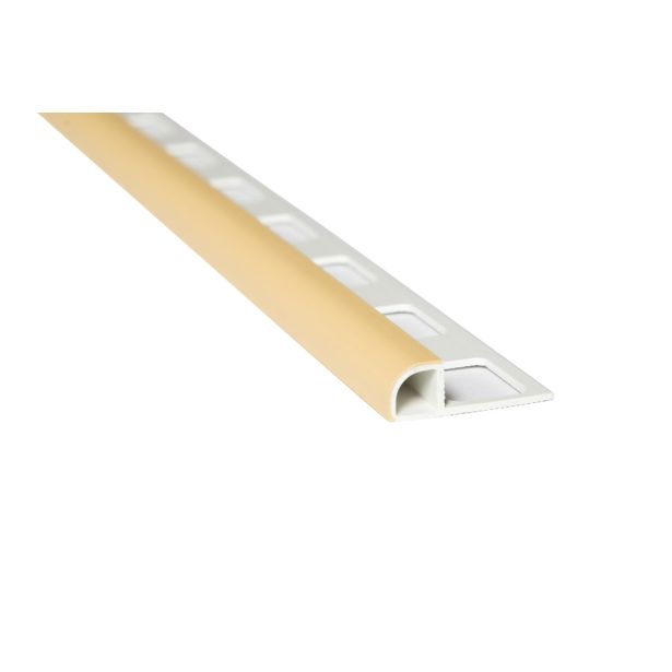 POLKROŽNA LETEV JMK PVC P PROFIL- DOL 2.70M 8MM OKER