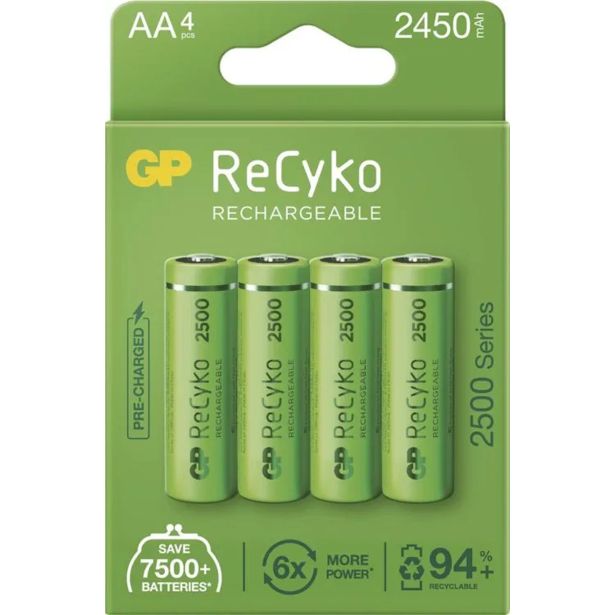 POLNILNI BATER.VLOŽEK EMOS GP RECYKO HR6 2500 4PP