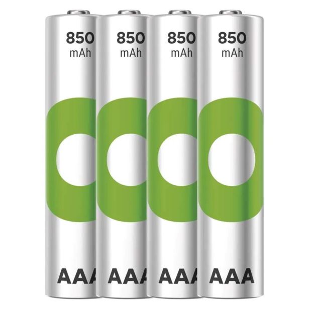 POLNILNI BATER.VLOŽEK GP RECYKO 850 MAH HR03 (AAA) 4KOS