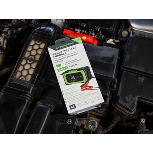 POLNILNIK AKUMULATORJEV CARMOTION DIGITALNI 12V 6A 4-120 AH