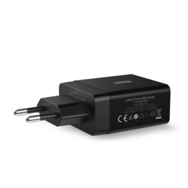 POLNILNIK ZA GSM ANKER 2-PORT USB CHARGER 24W