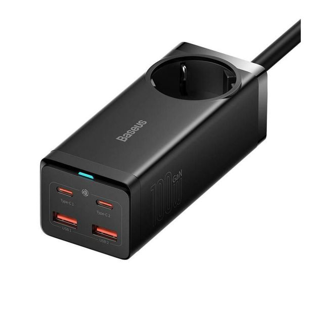 POLNILNIK ZA GSM BASEUS POLNILEC GAN3 PRO 100W BASEUS 2XUSBC/2XUSB, AC