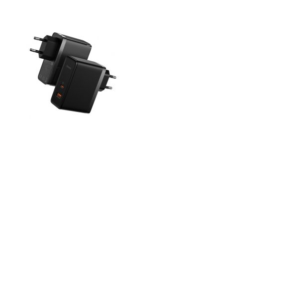 POLNILNIK ZA GSM BASEUS POLNILEC GAN5 PRO 100W BASEUS USB+USB-C ČRN