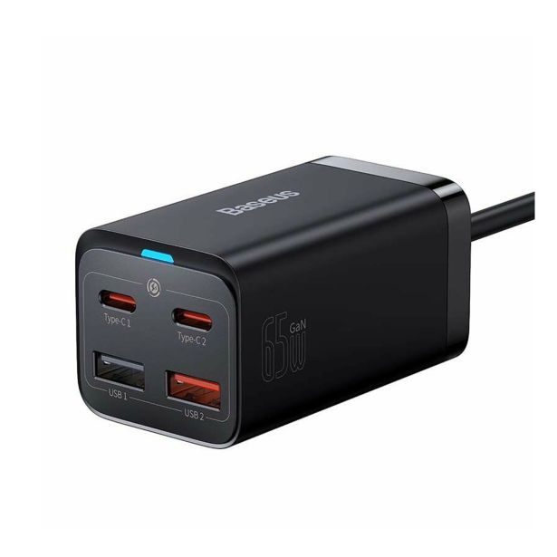 POLNILNIK ZA GSM BASEUS POLNILEC QUICK GAN3 PRO BASEUS 65W 2XUSB-C, 2XUSB