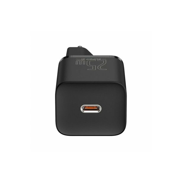 POLNILNIK ZA GSM BASEUS POLNILEC USB-C QUICK 25W BASEUS, ČRN, KABEL