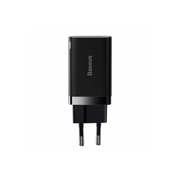 POLNILNIK ZA GSM BASEUS POLNILEC USB/USB-C 30W BASEUS SI PRO QUICK, ČRN