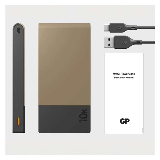 POLNILNIK ZA GSM EMOS GP POWERBANK M2+ SERIES M10C BEŽ