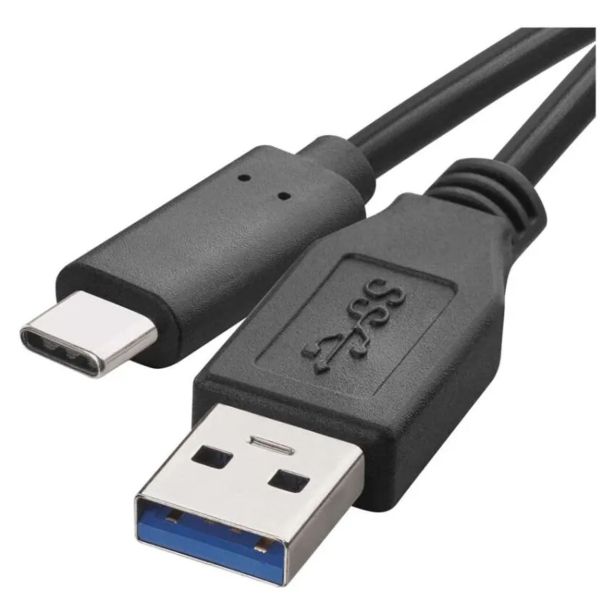 POLNILNIK ZA GSM EMOS USB 3.0 A/M - USB 3.1 C/M 1M