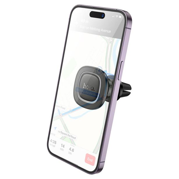 HOCO H72 CROWN MAGNETNI AVTO NOSILEC - UNIVERZALNI ZA V ZRAČNIK ČRN