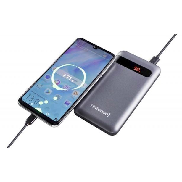 POLNILNIK ZA GSM INTENSO PD20000 ČRNA 20000 MAH USB A QUICKCHARGE, USB C