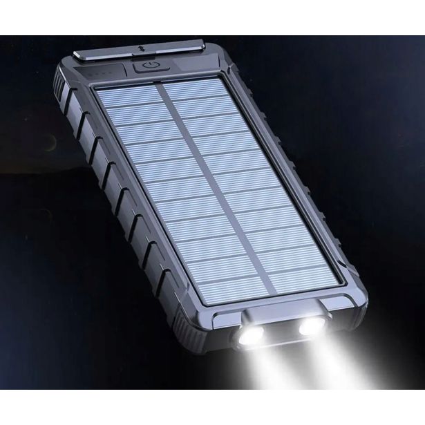 POLNILNIK ZA GSM PLATINET PMPB10SP SOLARNI 10.000MAH ČRN