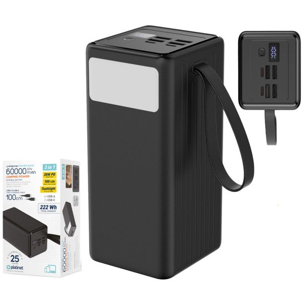 POLNILNIK ZA GSM PLATINET PMPB6020 20W