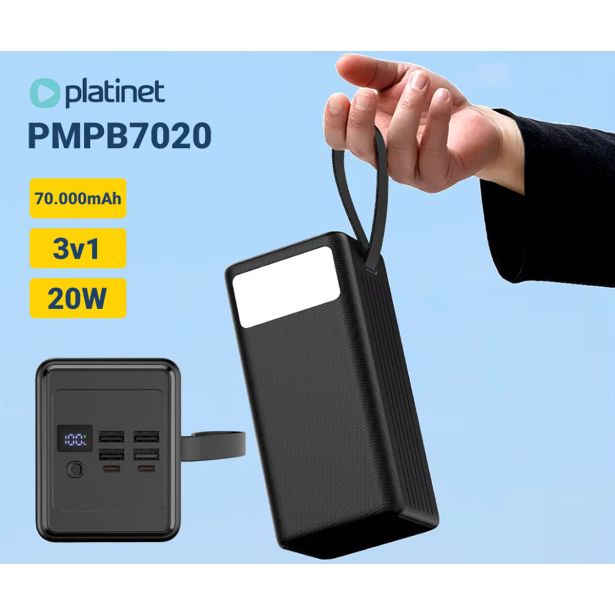 POLNILNIK ZA GSM PLATINET PMPB7020 20W