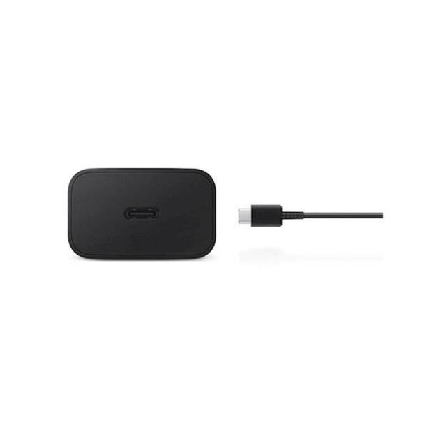 POLNILNIK ZA GSM SAMSUNG ADAPTER+KABEL USB-C/USB-C HITRI 15W BLACK