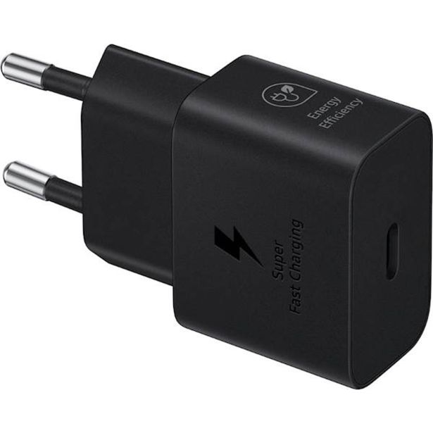 POLNILNIK ZA GSM SAMSUNG ADAPTER TYPE-C HITRI 25W BLACK