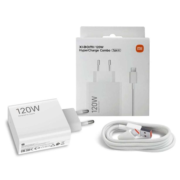 POLNILNIK ZA GSM XIAOMI 120W HYPERCHARGE COMBO