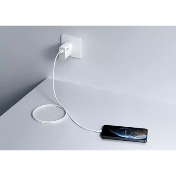 XIAOMI HIŠNI POLNILEC MDY-15-EK USB A 90W S KABLOM TYPE C  6A - BEL (EUBLISTER)