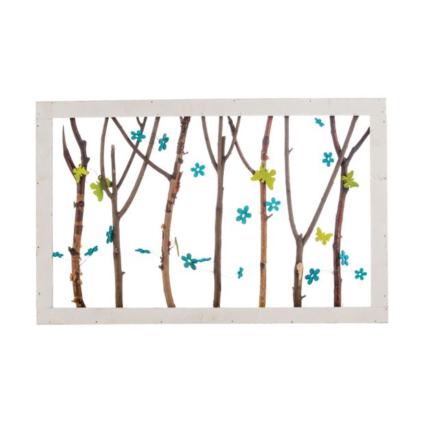 POMLADNA DEKORACIJA GLOSSTYLE OKVIR BREZE 55X35 CM SORTIRANO