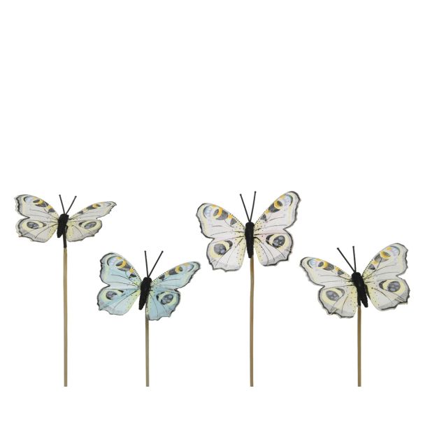 POMLADNA DEKORACIJA METULJ PIK 4/1 6X8CM