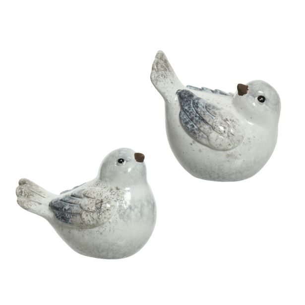 POMLADNA FIGURA DECORIS PTICA KERAMIČNA, SORT.