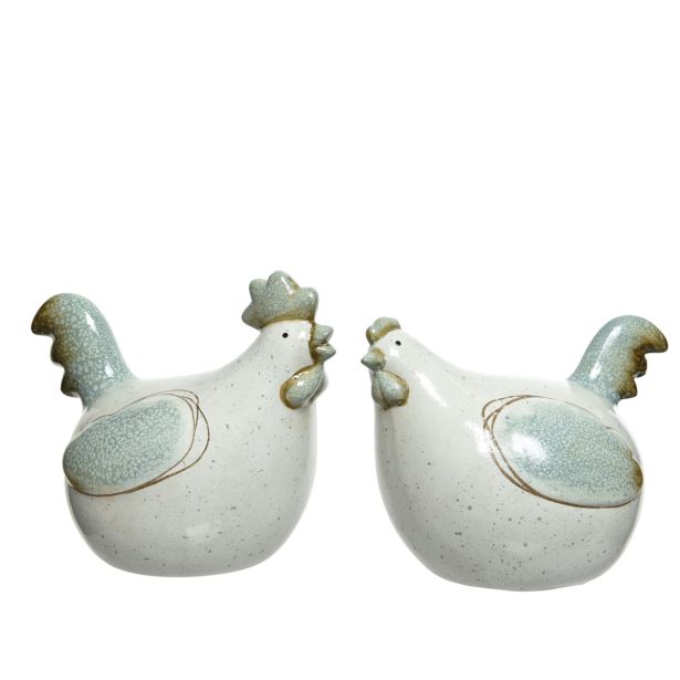 POMLADNA FIGURA KOKOŠKA/PETELIN 10/11.5CM