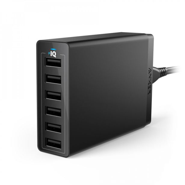 POLNILNIK ZA GSM ANKER 60W 6-PORT DESKTOP POLNILEC