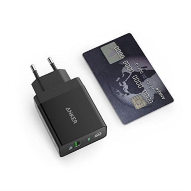 POLNILNIK ZA GSM ANKER POWERPORT+1 QC 3.0 ČRN