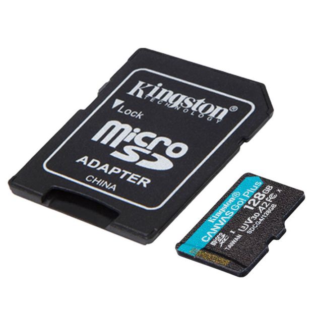 POMNILNIŠKA KARTICA KINGSTON MICRO SDXC 128GB SDCG4 /128GB CANVAS GO PLUS